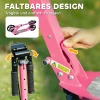 Aiyaplay roller kinderscooter met verstelbare handvatten inklapbare kinderscooter voor kinderen 6 12 jaar 94 x 36 x 88 103 cm roze 8