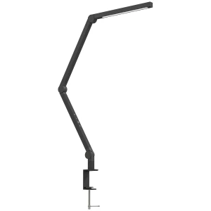 Bureaulamp, aanpasbare helderheid en kleur, metalen klem, 96 leds, zwart 1