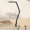 Bureaulamp, aanpasbare helderheid en kleur, metalen klem, 96 leds, zwart 4