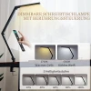 Bureaulamp, aanpasbare helderheid en kleur, metalen klem, 96 leds, zwart 5