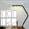 Bureaulamp, aanpasbare helderheid en kleur, metalen klem, 96 leds, zwart 6