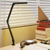 Bureaulamp, aanpasbare helderheid en kleur, metalen klem, 96 leds, zwart 8