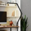 Bureaulamp, aanpasbare helderheid en kleur, metalen klem, 96 leds, zwart 9