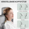 Bureaustoel, ergonomische bureaustoel met netstof bekleding, verstelbaar, rolbaar, met armleuningen, hoofdsteun, grijs 10