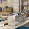 Gereedschapskist opslagkist van aluminium met slot en sleutels 50 x 15,5 x 20,5 cm 8