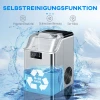 Ijsblokjesmachine, ijsblokjesdispenser, ice maker, 20 kg/24h ijsblokjesmaker met 2,1 l watertank, zilver 8