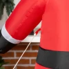 Kerstdecoratie, kerstman met hond, opblaasbaar, groot, incl. blower, 117 x 80 x 157 cm 10