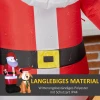 Kerstdecoratie, kerstman met hond, opblaasbaar, groot, incl. blower, 117 x 80 x 157 cm 7