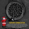 Kerstman, 1,84 m hoog, met led verlichting, zelfopblaasbare tuindecoratie 7