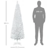 Kunstmatige kerstboom 180 cm kunstmatige spar met 390 tips kerstboom kerstdecoratie voor binnen 4