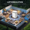 Luchtontvochtiger, 4,5 liter tank, 24 uurs timer, led display, kunststof, wit 10