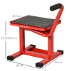 Motorfietsheffer 150 kg draagvermogen motorfietsheftafel 275/395 mm hoogteverstelbaar in garage & buitenruimtes 4
