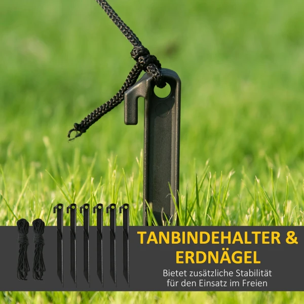 Opblaasbaar rendier, 1,8 m, led lampjes, accessoires, automatisch opblazen, geel 8