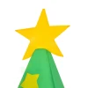 Opblaasbare kerstboom met kerstman, sneeuwpop en cadeaudoos 210 cm kerstverlichting led zelfopblazend polyester groen 144 x 125 x 210 cm 9