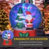 Opblaasbare kerstdecoratie 110 cm x 110 cm x 150 cm incl. grondpinnen, haringen en zandzak blauw 5