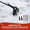 Opblaasbare sneeuwman familie, 1,8 m kerstdecoratie met led verlichting voor binnen en buitenruimte 7