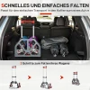 Opvouwbare trapklimmer trolley, 6 wiel systeem, draagt 70 kg, aluminium, rood 8