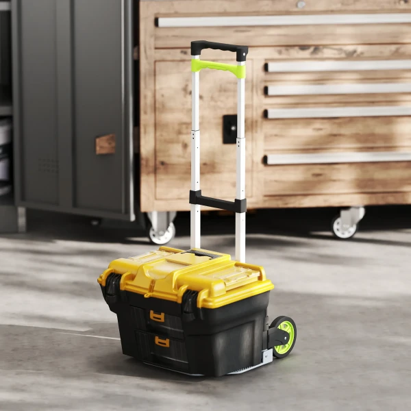 Opvouwbare zakwagen aluminium transportwagen met telescopische handgreep hoogteverstelbaar 100 cm 10