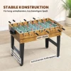 Sportnow 13 in 1 speltafel, tafelvoetbal, schaken, biljart, tafeltennis en meer, mdf, kunststof, walnoot 6