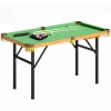 Sportnow opvouwbare biljarttafel, mini biljarttafel, 2 keus, 16 ballen, driehoek, borstel, groen 1