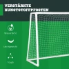 Sportnow voetbaldoel, robuust net, kunststof frame, haringen, 300l x 120b x 200h cm, wit 6