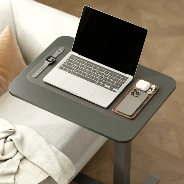 Sta bureau in hoogte verstelbaar incl. 4 wielen c vorm 65 cm x 48 cm x 70 110 cm zwart 10