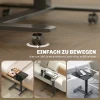 Sta bureau in hoogte verstelbaar incl. 4 wielen c vorm 65 cm x 48 cm x 70 110 cm zwart 7