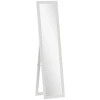 Staande spiegel, volledige lichaamsspiegel met standaard, vrijstaande wandspiegel, 37 x 157 cm, wit 1