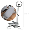 Stepper thuis trainer met lcd scherm, instelbare snelheid, metaal abs, 55 x 53 x 118 128 cm 4