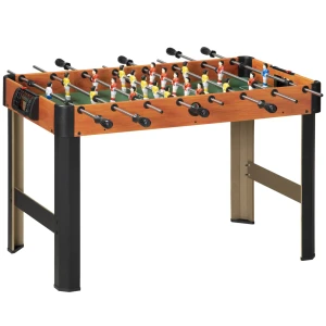 Tafelvoetbal, tafelvoetbalset, 2 ballen, antislip handvatten, voor kinderen en volwassenen, puntenteller, mdf, metaal, kleurrijk 1