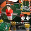 Tafelvoetbal, tafelvoetbalset, 2 ballen, antislip handvatten, voor kinderen en volwassenen, puntenteller, mdf, metaal, kleurrijk 8