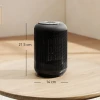 Verwarmingstoestel, 1500 w verwarming met 3 modi, 24 uurs timer, kantel en oververhittingsbeveiliging, 14 x 14 x 21,5 cm, zwart 4