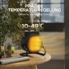 Verwarmingstoestel, verwarmingsventilator met 3 modi, instelbare thermostaat, handvat, oververhittingsbeveiliging, 21,5 x 15,8 x 22 cm, zwart 7