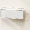 Wandgemonteerde 2000w keramische elektrische verwarming, ventilator, thermostaat, timer, afstandsbediening, glazen paneel, wit 4