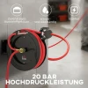 Wandgemonteerde tuinslanghaspel, automatisch terugtrekken, 20 bar waterdruk, 15+1 m waterslang, metaal 7