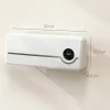 Wandmontage verwarmingstoestel 2000w keramische wandverwarming met ventilator, afstandsbediening, 2 verwarmingsmodi, led display 4
