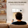 Wandmontage verwarmingstoestel 2000w keramische wandverwarming met ventilator, afstandsbediening, 2 verwarmingsmodi, led display 9