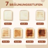 Waterkoker en broodrooster set, 2200w, 7 bruiningsniveaus, versch. functies, crème 7
