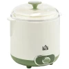 Yoghurtmaker, 1,5 l yoghurtmachine met 2 glazen, zeef, deksel, 20 w yoghurt maker voor griekse yoghurt, voor 3 5 personen, 19,5x17,5x21,4 cm, wit 1