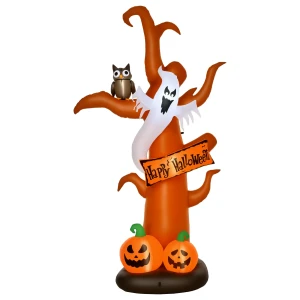 Zelfopblazende halloween decoratie met led verlichting, inclusief blazer en bevestigingsmateriaal, 156cm x 107cm x 274cm 1