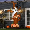 Zelfopblazende halloween decoratie met led verlichting, inclusief blazer en bevestigingsmateriaal, 156cm x 107cm x 274cm 2