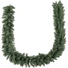 2,7 m kunstmatige kerstguirlande decoratie met 216 toppen dennenkrans voor trappen haard groen 1