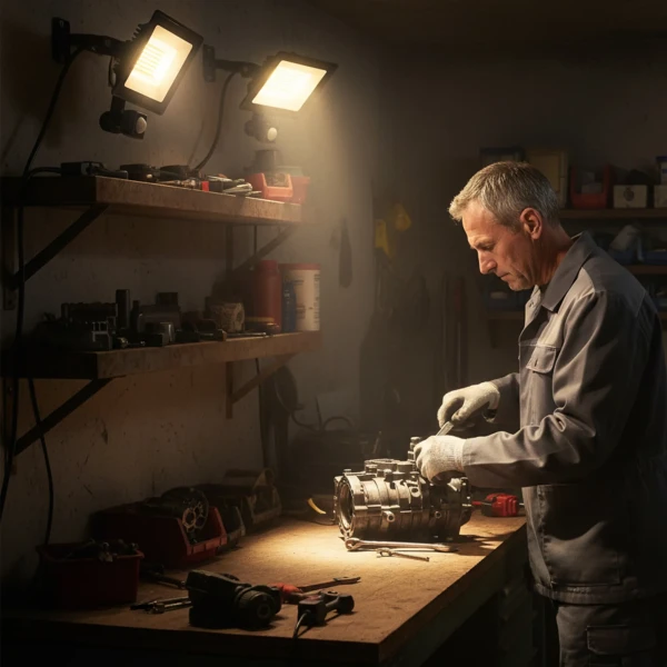 50W Werklicht, Verstelbaar, 3 Modi, Aluminium, Flexibel Inzetbaar, Zwart