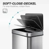60 l sensor prullenbak, automatische deksel, roestvrij staal, veelzijdig inzetbaar, zilverkleurig 8