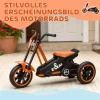 Aiyaplay driewieler, kinderfiets, loopfiets, kinderfiets met pedaal, loopfiets voor kinderen 18 36 maanden, staal, 79x44x47 cm, oranje 6
