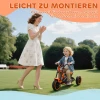 Aiyaplay driewieler, kinderfiets, loopfiets, kinderfiets met pedaal, loopfiets voor kinderen 18 36 maanden, staal, 79x44x47 cm, oranje 8