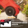 Aiyaplay kinder elektrische auto, mercedes design, 12v motoren, afstandsbediening, led lichten, muziek, voor kinderen van 3 6 jaar, rood 7
