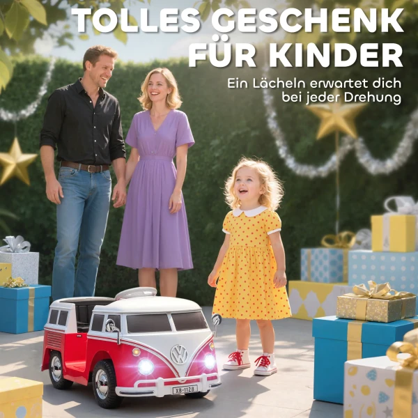 Aiyaplay kinder elektroauto, 12v kinderfahrzeug met mp3, dubbele motor, elektrisch voertuig met claxon, zachte start, 89x49x41,5 cm, rood 9