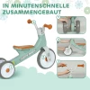 Aiyaplay peuter balansfiets zonder pedaal, 3 stille wielen voor jongens en meisjes van 12 36 maanden, binnen buiten, groen 9