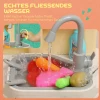 Aiyaplay speelkeuken met stromend water, 85 delige accessoireset, elektrische kraan, lichten, geluiden, voor kinderen van 3 6 jaar 6